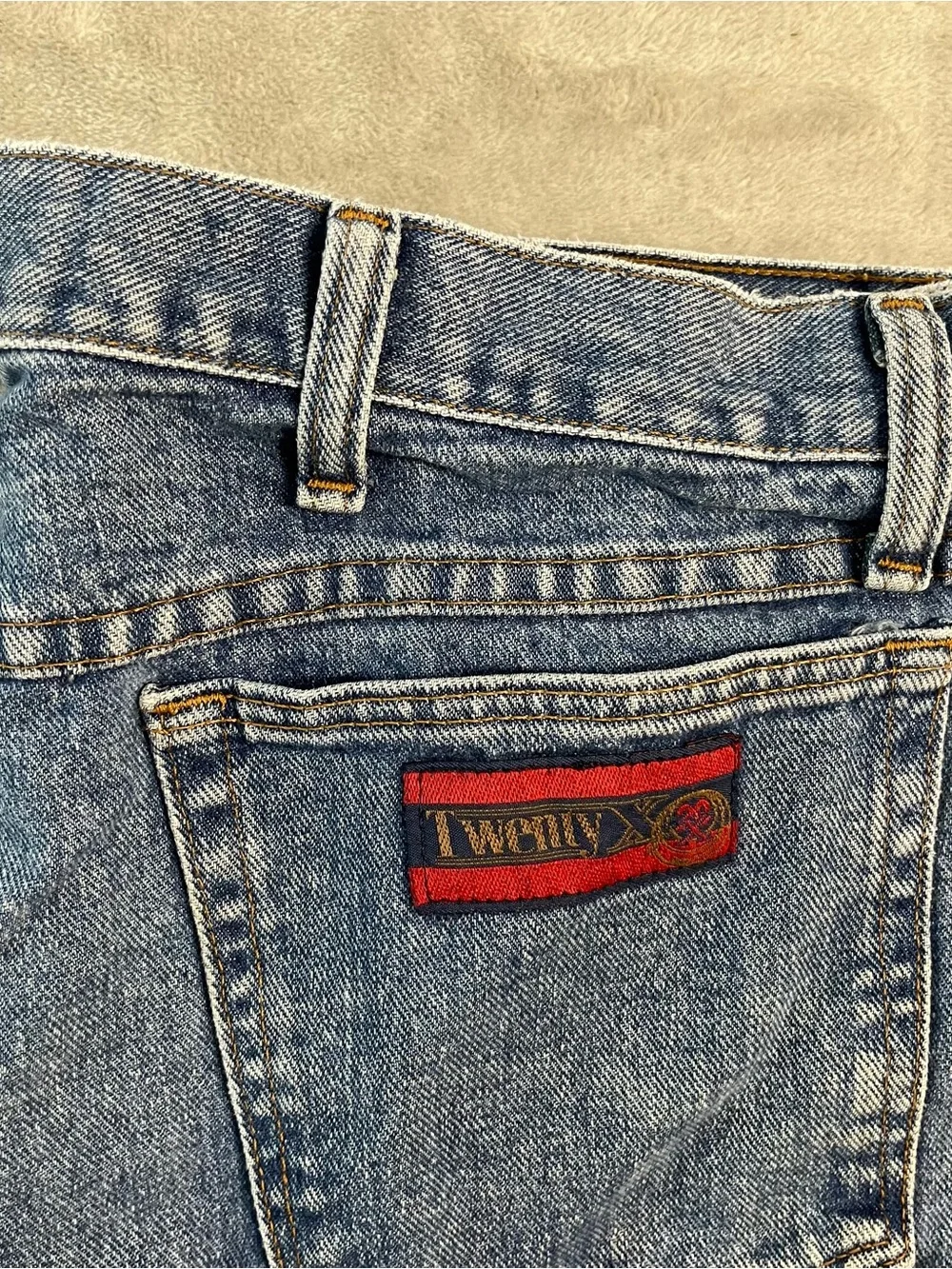 Twenty X Jeans Mens 38x32‎ (36x31) Blue Denim Western Cowboy Straight Leg